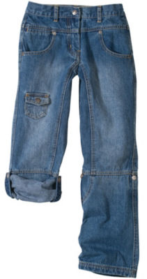 Kinderbutt Krempeljeans