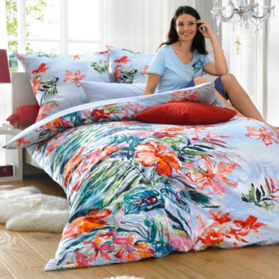 Estella Premium Schweizer-Mako-Satin Wende-Bettw�sche 3-tlg.