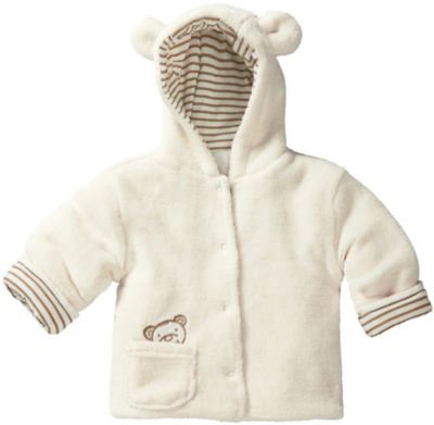 Zoom: Baby Butt Pl�sch-Kapuzenjacke
