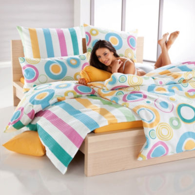 Biberna Soft-Seersucker-Bettw�sche zum Wenden