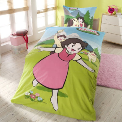 Baumwolldruck-Bettw�sche Heidi
