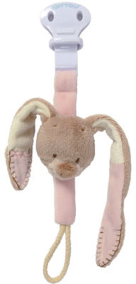 Nattou Rigolos Schnullerkette Kaninchen