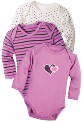 Baby Butt Body Langarm im 3er-Pack