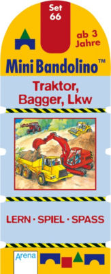 Mini-Bandolino Set 66: Traktor, Bagger, LKW