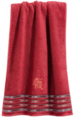 Vossen Walk-Frottier Handtuch Sternzeichen rot