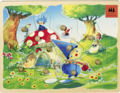 Schmidt Spiele Drei Magier Puzzle Pilzh�uschen