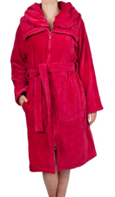 bademantel damen pink