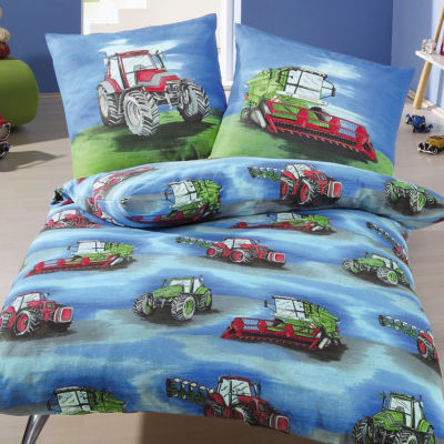 Kinderbutt Baumwolldruck-Bettw�sche