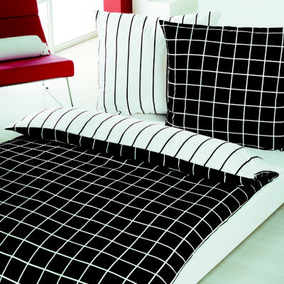 Em-es-te Franz�sische Mako-Satin Wende-Bettw�sche
