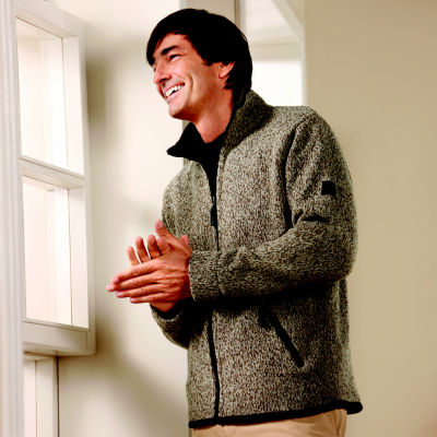 Ragman Herren-Strickjacke
