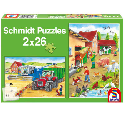 Schmidt Puzzle Auf dem Bauernhof