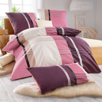 Biberna Franz�sische Winter-Soft-Seersucker-Bettw�sche