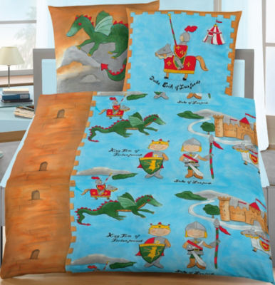 Kinderbutt Renforc� Bettw�sche Ritter