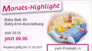 Monatsangebot Baby Butt Kinderwagen inkl. Tragewanne 