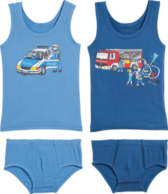 Erwin Müller Jungen-Wäsche-Set 6-tlg. Single-Jersey