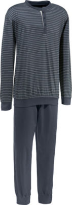 Casual Essentials Herren Schlafanzug Kurz Baumwolle Single-Jersey, 47,41