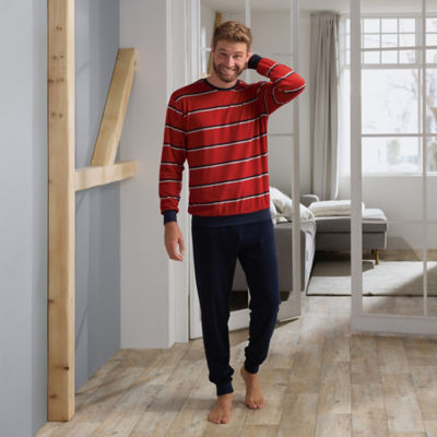 REDBEST Herren-Schlafanzug Frottee
